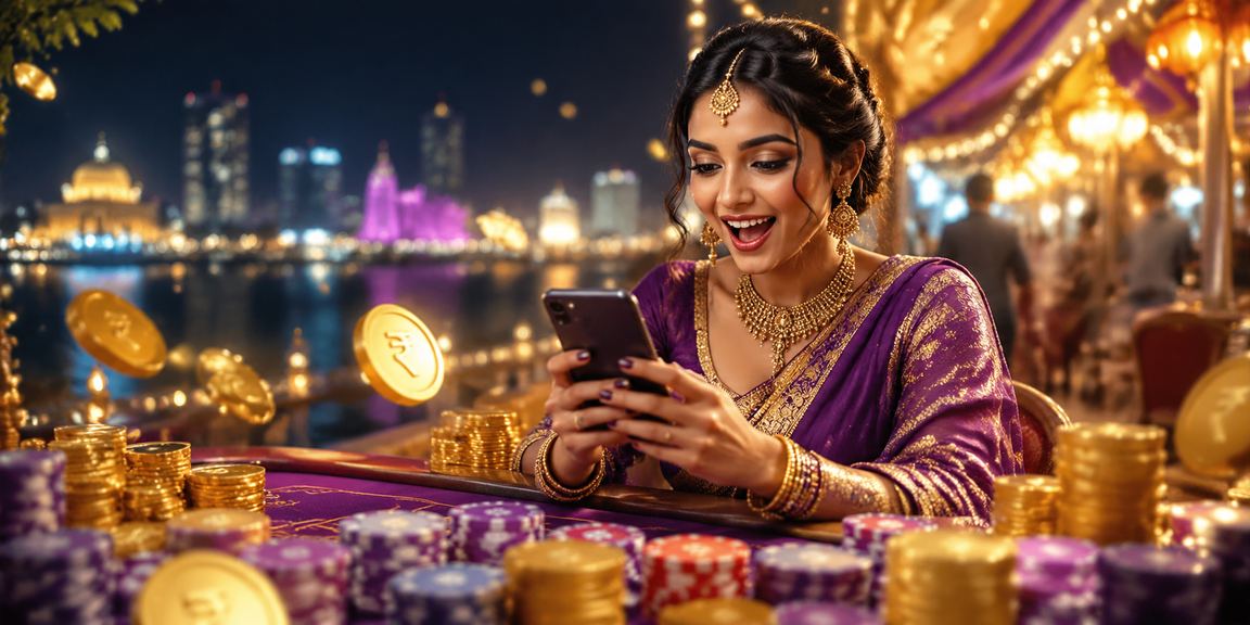 VIP bonus rupee notes on casino table in India