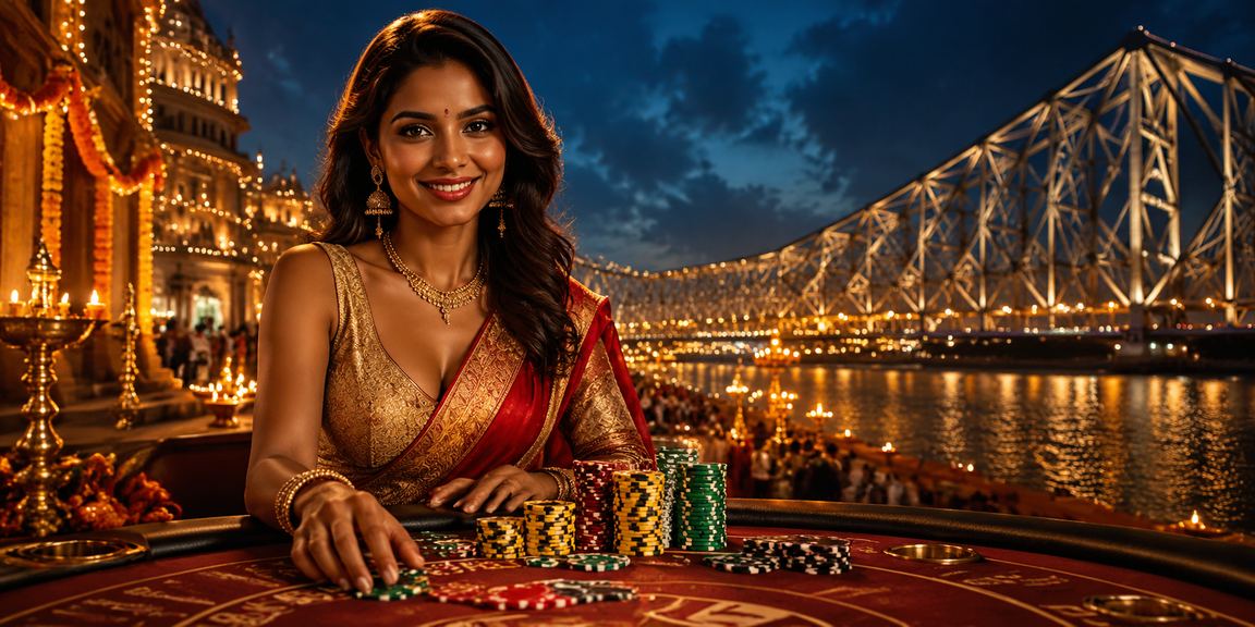 Players celebrating during Diwali while checking lottery results on mobile in Kolkata